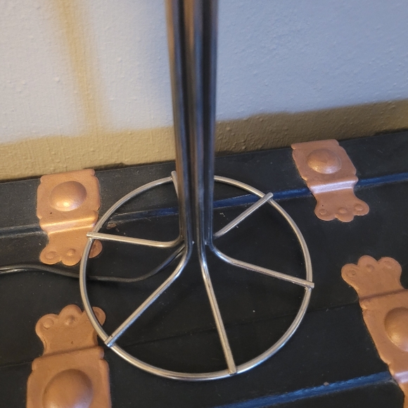 RARE Lamp David Krys 1993 Pop Art Martini Glass with Olive Chrome Modernist Bar - Picture 9 of 16